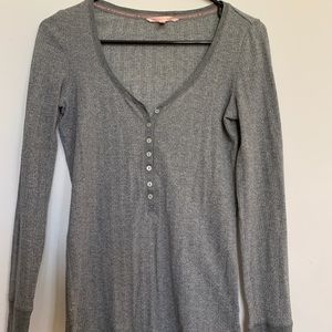 Grey sparkly Victoria Secret long sleeve